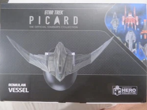 Eaglemoss/Hero Star Trek ~ PICARD ~ ROMULAN VESSEL ~ BRAND NEW IN BOX - Picture 1 of 8