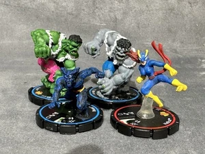 Lot Of 4 Heroclix Wizkids Hulk Hellcat Beast - Picture 1 of 5