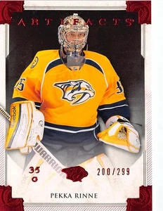 2013-14 Artifacts Ruby #122 Pekka Rinne G /299 - Picture 1 of 2