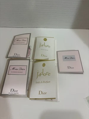 LOT OF 5 DIOR PERFUME SAMPLES - Image 1 of 3