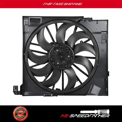 Electric Radiator Cooling Fan Assembly Fits 2010-2015 JAGUAR XF FA71751 - Image 1 of 4