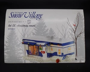 Department 56 Lot 58 Christmas Court # 4036565 Aluminum Trailer Lights Village - Picture 1 of 5