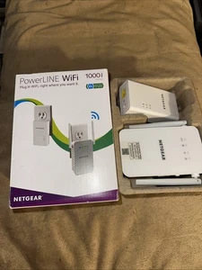 NETGEAR Powerline 1000 + WiFi Kit PLW1000-100NAS – 1Gbps Adapter & Access Point - Bild 1 von 11