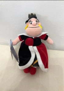The Disney Store Sound Queen Of Hearts Bean Bag Plush 9” Vintage NO SOUND - Picture 1 of 9