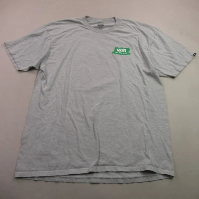 Vans Shirt Mens 2XL Short Sleeve Crew Neck Gray Lightweight Classic - Image 1 of 4
