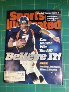 November 30, 1998 John Elway Denver Broncos Sports Illustrated - Picture 1 of 1