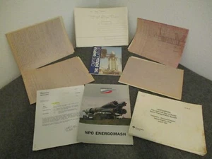 1989-93 AEROJET/ROCKETDYNE SOVIET ENERGOMASH DRAWINGS/BLUEPRINTS++ENERGIA ROCKET - Picture 1 of 12