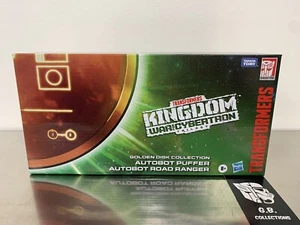Transformers WFC Kingdom Golden Disk Collection Puffer & Road Ranger New Sealed - Photo 1 sur 2