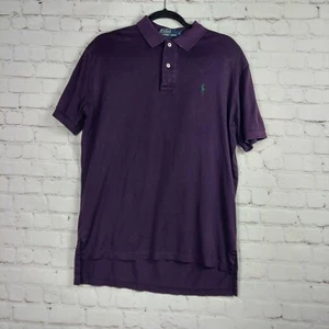  Polo by Ralph Lauren Hombre Camisa Talla M Morado 100% Algodón *con Defectos* - Imagen 1 de 11