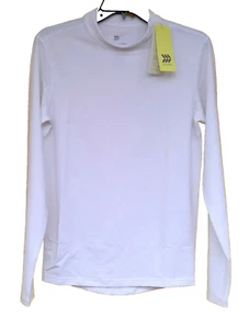 All In Motion women's pullover activewear top size M mock turtleneck true white - Picture 1 of 8