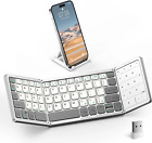 Foldable Bluetooth Keyboard, Folding Portable Wireless Keyboard with Touchpad Nu