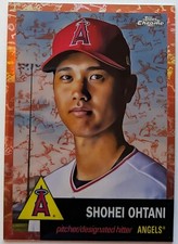2022 Topps Chrome Platinum Shohei Ohtani Angela Toile Cream Rose Gold/75 #1