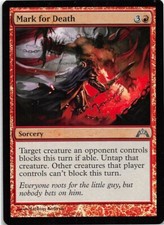 Mark for Death *FOIL Uncommon* Magic MtG x1 Gatecrash SP