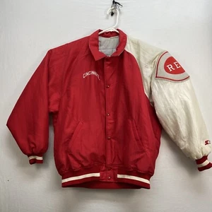 Rare Vintage Cincinnati Reds Size Large Diamond Collection Starter MLB Jacket - Picture 1 of 24