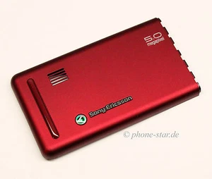 ORIGINAL SONY ERICSSON G900i BATTERY COVER AKKUDECKEL BACK HOUSING RED 1204-4632 - Picture 1 of 1