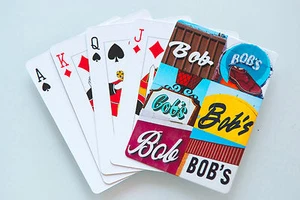 Personalized Playing Cards featuring BOB in photos of actual signs - Imagen 1 de 1