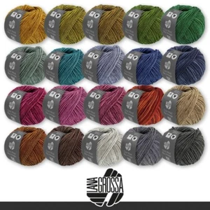 Lana Grossa 5 x 50 g Cool Wool Big Vintage Wolle Garn Merino Stricken 20 Farben - Bild 1 von 41
