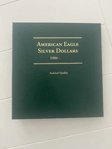 LITTLETON American Eagle Silver Dollars Album Archival Quality #LCA13 1986- NEW - Picture 1 of 14