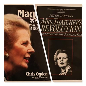Maggie: Intimate Portrait (1st Ed) + Mrs Thatcher's Rev Ending of Socialist Era - Imagen 1 de 12