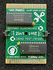 ✅ COMMODORE 64 C64 2IN1 DEAD TEST 781220 + DIAGNOSTIC 586220 PLUS 2X EEPROM ✅ - Imagen 1 de 5