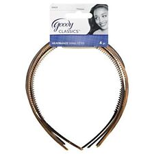 Goody Classics Beauty SKINNY Plastic Headbands 4-count