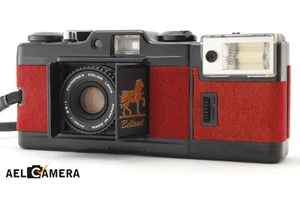 【NEAR MINT】 Chinon Bellami Red 35mm Film Camera Point & Shoot + Flash From JAPAN - Picture 1 of 9