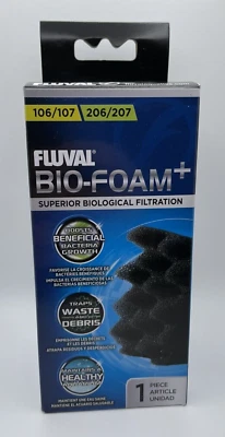 NUEVO FLUVAL BIO-ESPUMA + PLUS Filtración Biológica Superior Para 106 206 107 207 Foto 1 de 4
