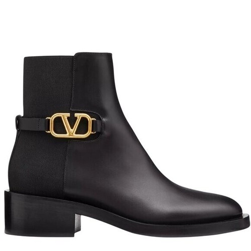 Stivali Valentino Garavani V Logo Firmati 30mm Nuova Stagione Taglia 39.5 IT 8.5 9US