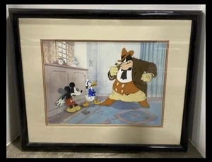 Disney Animation Cel Mickey Mouse Donald Pete Moving Day Scene 10 - Picture 1 of 3