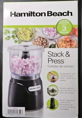 Hamilton Beach Electric Vegetable Chopper & Mini Food Processor, Black, 3 - Cup - Image 1 of 3
