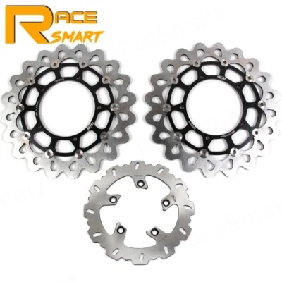 Front Rear Brake Rotors Discs For Yamaha FZ1 2006-2014 FZ1 Fazer ABS 2007-2012 - Image 1 of 4