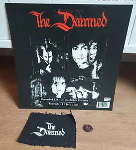 THE DAMNED 'Live at Woolwich Coronet' 2007 Red Vinyl US LP (w/patch & badge) - Bild 1 von 3