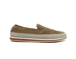 Alpargata de gamuza Prada zapatos bajos sin cordones de colección - Imagen 1 de 10