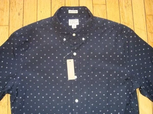 J.CREW MEN'S LONGSLEEVES UNTUCKED SECRET WASH SLIM SHIRT SIZE MEDIUM BNWT@$59.50 - Picture 1 of 13