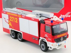 Herpa 048705 MB Actros Werkfeuerwehr EADS 1:87 wie NEU! OVP SG 1704-29-09 - Bild 1 von 4