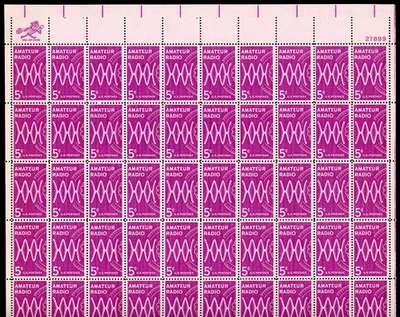 United States 1964 Amateur Radio Scott# 1260 Complete Sheet Mint XF OG NH - Image 1 of 2