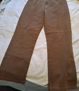 Marks & Spencer jeans, W34 L29, Nutmeg Brown Italian cotton - Picture 1 of 6