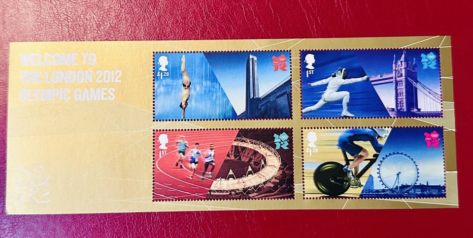 GB ESTAMPILLAS Juegos Olímpicos de Londres 2012 - Hoja en miniatura MNH Foto 1 de 1