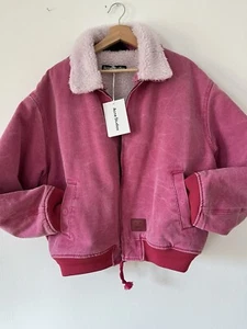 Acne Studios Canvas Bomberjacke m. abnehmbarem Fellkragen Gr. L - NEUW. m. Etik. - Bild 1 von 15