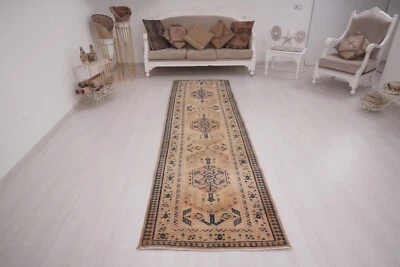 Alfombra de corredor Oushak alfombra de corredor de colección 3x11 alfombra de corredor turco orgánica corredor 296 Foto 1 de 4