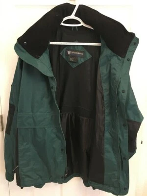 Wetskins Jacket waterproof breathable black-green, hoodie, Men XL - Image 1 of 4