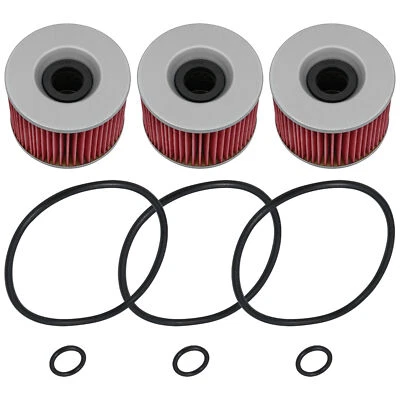 Paquete de 3 filtros de aceite para Triumph Trident 750 900 Sprint 900 885 1991-1998 Foto 1 de 4