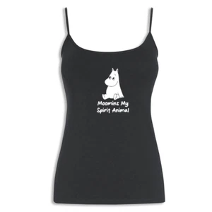 MOOMIN Chaleco Top Cami Tanque Serie de TV Película Novedad Moomintroll Años 80 Fandom Regalo - Imagen 1 de 1