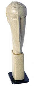 Pocket Art Modigliani Female Head Tete Miniature Statue PA10MO Parastone - Picture 1 of 4