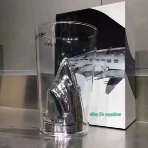 Official SORAYAMA X Hajime Sorayama K11 SHARK Stereoscopic Glass Water Cup - Picture 1 of 8