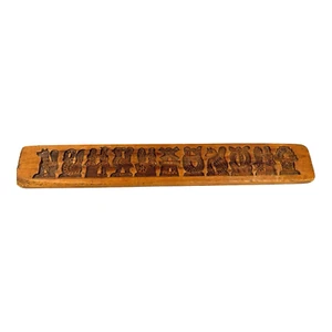 Antique Springerle Speculaas Ginger Bread Folk Art Cookie Stamp Mold - Picture 1 of 7