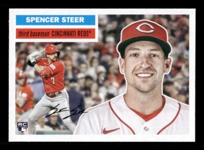 2023 Topps Archives Spencer Steer #78 Rookie Card - Cincinnati Reds - Image 1 of 2