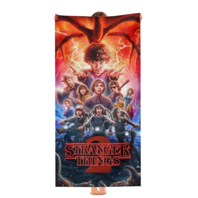 Strange Thing Beach Towel  Quick Drying 30"x60" Birthday Gift - Image 1 of 4