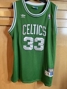 Adidas Hardwood Classics Jersey NBA Boston Celtics #33 Larry Bird Sz XL Green - Picture 1 of 9