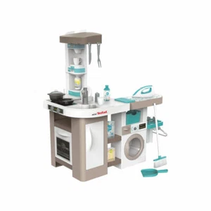 Smoby Tefal cocina de juegos estudio lavandería cocina infantil juguete lavadora - Imagen 1 de 10